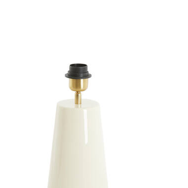 Lamp base Ø16,5x35 cm YELOS shiny cream