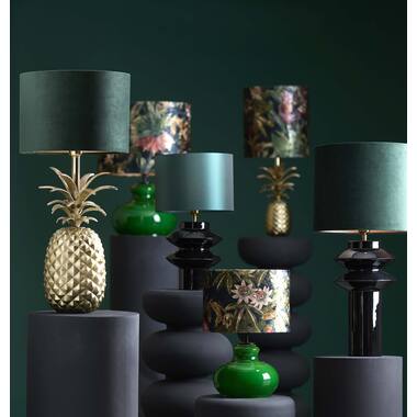 Lamp base Ø22x26 cm PETCH shiny black