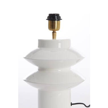 Lamp base Ø22x26 cm PETCH shiny white