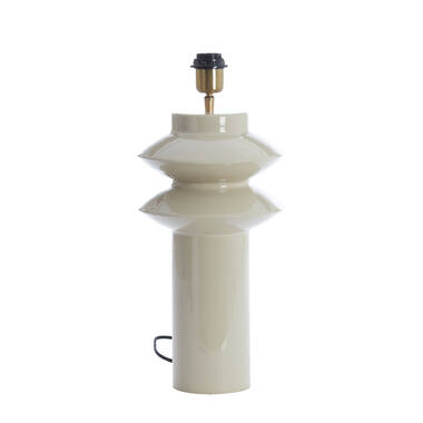 Lamp base Ø22x40 cm PETCH shiny light grey