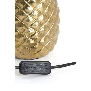 Lamp base 20x19x42 cm PINEAPPLE gold