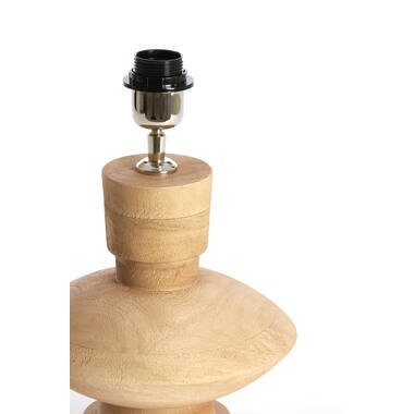 Lamp base Ø23x25 cm FIERA wood matt natural