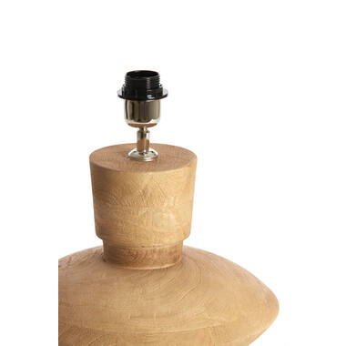Lamp base Ø31x31 cm FIERA wood matt natural