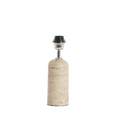 Lamp base Ø9x18 cm MALAKAI travertine sand