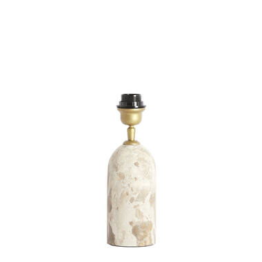 Lamp base Ø9x18 cm MALIKI marble sand