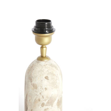 Lamp base Ø9x18 cm MALIKI marble sand