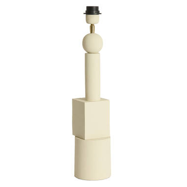 Lamp base Ø13x50 cm VIVIANE matt cream