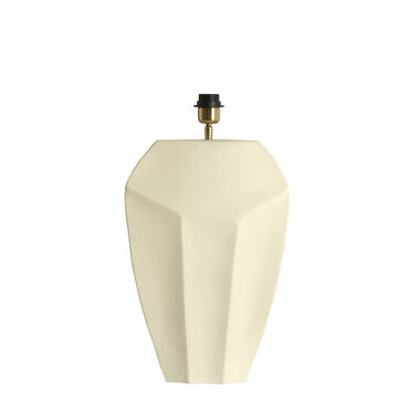 Lamp base 30x13x48 cm CORDOBA matt cream