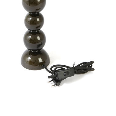 Lamp base Ø10x36 cm BARLES shiny brown-bronze