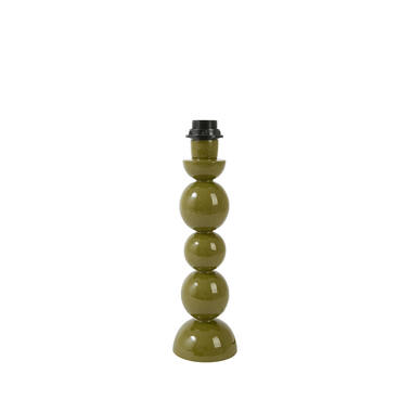 Lamp base Ø10x36 cm BARLES shiny olive green