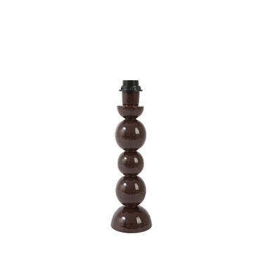 Lamp base Ø10x36 cm BARLES shiny dark brown
