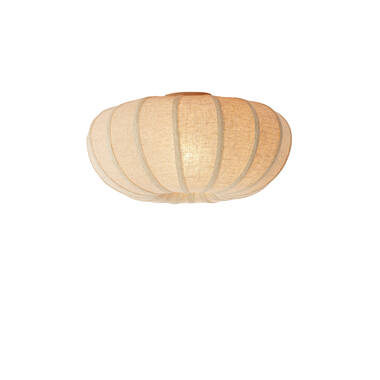 Ceiling lamp Ø50x24,5 cm ZOSIA linen natural