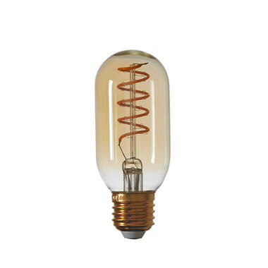Deco LED staaf breed Ø4,5x12,5 cm LIGHT 4W amber E27 dimbaar