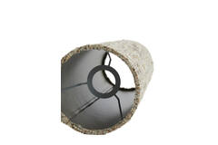 Kap drum kegelvormig 15-10,5-37,5 cm OSIRE grijs-bruin