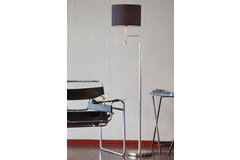 Vloerlamp Ø25x140 cm MONTANA nikkel satijn met LED