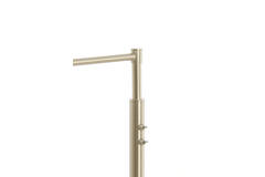 Vloerlamp Ø25x140 cm MONTANA nikkel satijn met LED