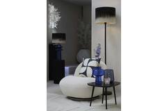 Vloerlamp Ø25x148,5 cm WASHINGTON mat zwart