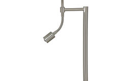 Vloerlamp Ø25x138 cm CALGARY nik.sat.+LED flex