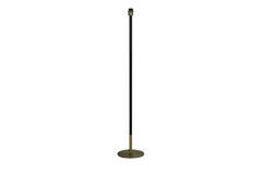 Vloerlamp Ø25x135 cm RODRIGO antiek brons+mat zwart