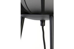 Vloerlamp driepoot Ø42x132 cm PLUMERIA zwart