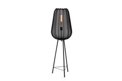 Vloerlamp driepoot Ø42x132 cm PLUMERIA zwart
