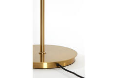 Vloerlamp 3L E14 38x20x162 cm MAGDALA glas bruin+goud