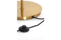 Vloerlamp 3L E14 38x20x162 cm MAGDALA glas bruin+goud