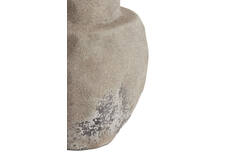 Lamp base Ø27,5x48 cm LEZAMA ceramics raw vintage grey