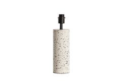 Lamp base Ø11,5x41 cm RANDY terrazzo white+matt black