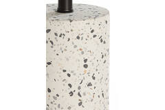 Lamp base Ø11,5x41 cm RANDY terrazzo white+matt black