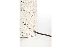 Lamp base Ø11,5x41 cm RANDY terrazzo white+matt black