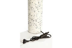 Lamp base Ø11,5x41 cm RANDY terrazzo white+matt black