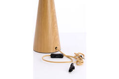 Lamp base Ø13,5x33,5 cm DINAN wood print natural