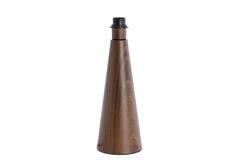 Lampvoet Ø14x40 cm DINAN hout print donker bruin