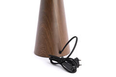 Lampvoet Ø14x40 cm DINAN hout print donker bruin