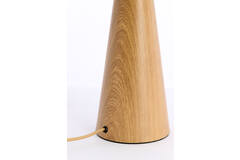 Lamp base Ø14x40 cm DINAN wood print natural