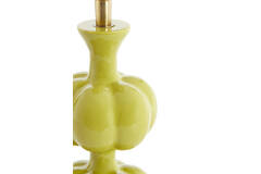 Lamp base Ø10x38 cm CALDAS shiny light green