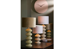 Lamp base Ø15x24 cm SOROCA matt brown-grey