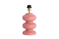Lamp base Ø15x24 cm SOROCA matt coral-pink