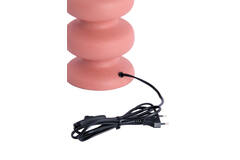 Lamp base Ø15x24 cm SOROCA matt coral-pink