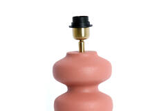 Lamp base Ø15x42 cm SOROCA matt coral-pink