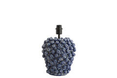 Lamp base Ø25,5x27 cm BERRIES ceramics dark blue