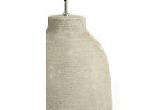 Lamp base Ø28x70 cm LUCENTE ceramics texture grey