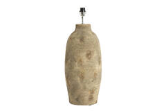 Lamp base Ø28x70 cm LUCENTE ceramics antique dark brown