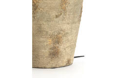 Lamp base Ø28x70 cm LUCENTE ceramics antique dark brown