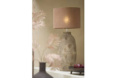 Lamp base Ø28x70 cm LUCENTE ceramics antique dark brown