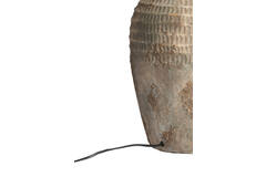 Lamp base Ø28,5x49 cm MINORA ceramics antique dark brown