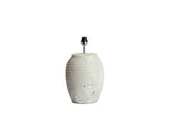 Lamp base Ø28,5x46,5 cm CASSARO ceramics texture grey