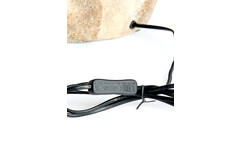 Lamp base Ø28,5x46,5 cm CASSARO ceramics antique dark brown