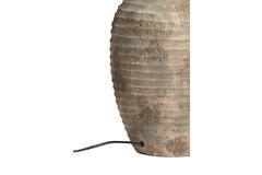 Lamp base Ø28,5x46,5 cm CASSARO ceramics antique dark brown